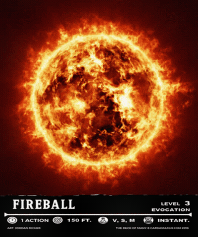 Fireball Poster With Sun GIF