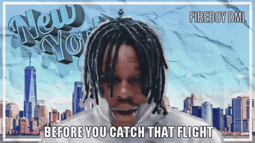 Fireboy DM's New York Poster GIF