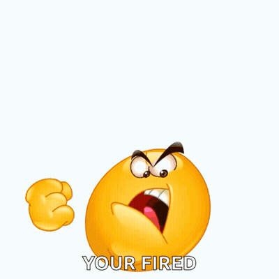 Fired Smiley Face With Flames GIF