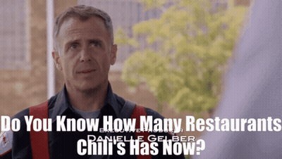 Fireman Asking How Many Chili's Restaurants GIF