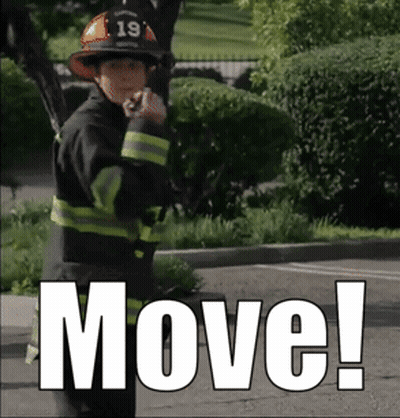 Fireman Number 19 Talking on Cell Phone