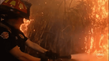 Firemen Correct Usage Of Fire Extinguisher GIF
