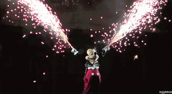 Firework And Mickey Mouse GIF