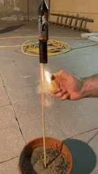 Firework In A Pot GIF