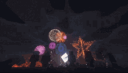 Fireworks City Show  GIF