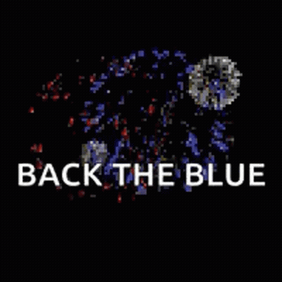 Fireworks Display Back The Blue GIF