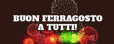 Fireworks Display Buon Ferragosto A Tutti GIF