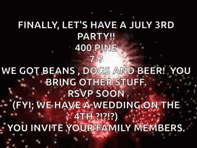 Fireworks Display Finally Let's Have July 3Rd Party GIF