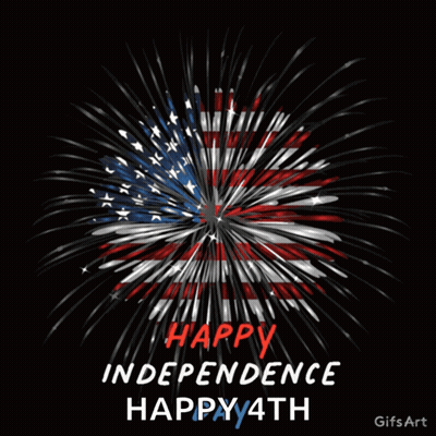 Fireworks Display Happy Independence Happy4th GIF