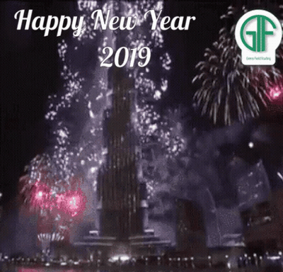 Fireworks Display Happy New Year 2019