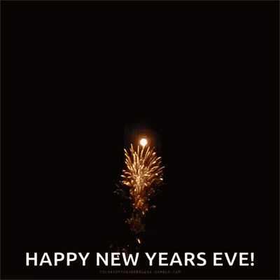 Fireworks Display Happy New Years Eve GIF