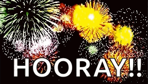 Fireworks Display Hooray GIF