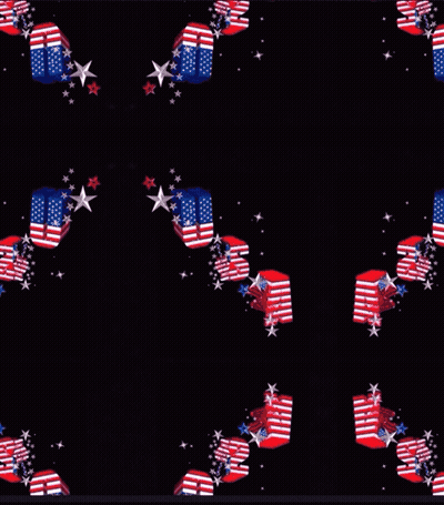 Fireworks Display Red White Blue GIF