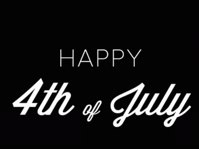 Fireworks Display Saying Happy 4Th Of July GIF