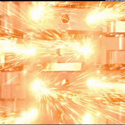 Fireworks Display With Watermark Saying Fireworks GIF
