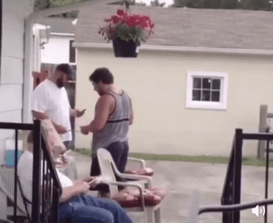 Fireworks Fail Old Men Playing GIF