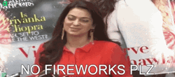 Fireworks Fail Rishee Rajmaya No Please GIF