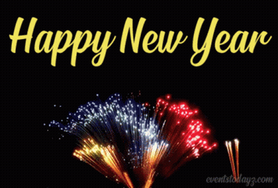 Fireworks Happy New Year GIF
