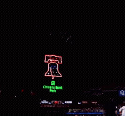 Fireworks Over Chicago Bank Park GIF