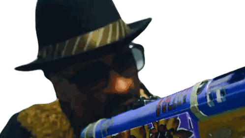 Firing The Gun Snoop Dogg Sticker