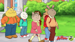 First Day Of School Arthur Read Animation GIF