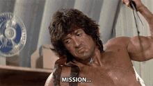 First Kill Sylvester Stallone John Rambo Mission Accomplished GIF