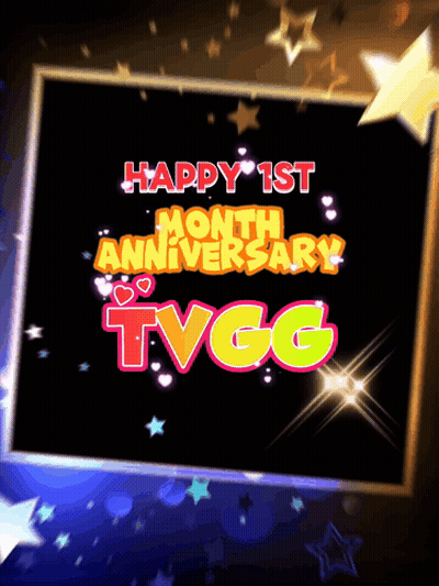 First Month Anniversary Greeting Card GIF