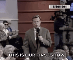 First Show Jerry Springer GIF