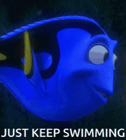 Fish Just Keep Swimming GIF