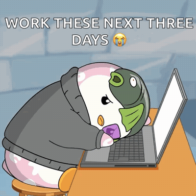 Fish On Laptop Saying Work GIF