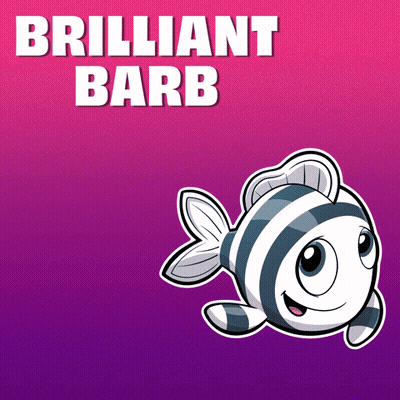 Fish Poster Brilliant Barb GIF