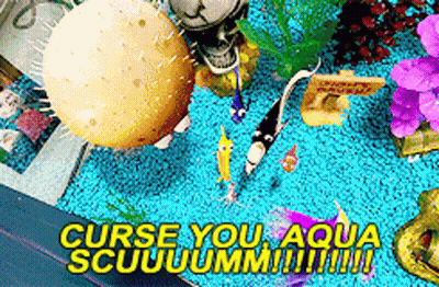 Fish Tank Curse You Aqua Scuuuumm GIF