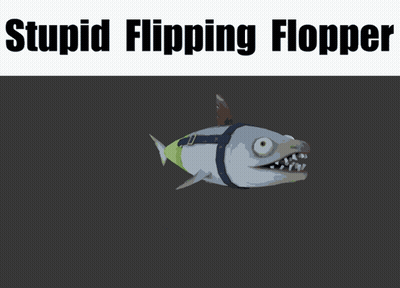 Fish With Hat Blue Vest Green Shirt GIF