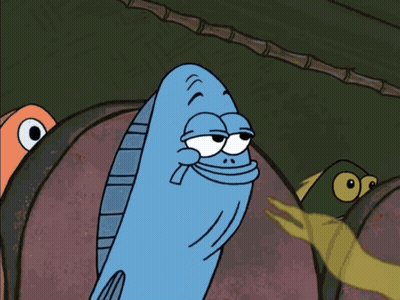 Fish With Yellow Hose In Mouth GIF