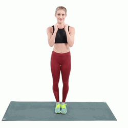 Fit Girl Side Lunge GIF | GIFDB.com