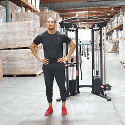 Fit Guy Lunge Training GIF