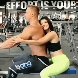 Fitness Couple Workout Gym