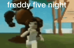 Five Nights At Freddy Chasing People GIF