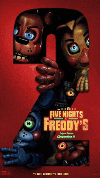 Five Nights At Freddy's 2 Poster December 5 GIF