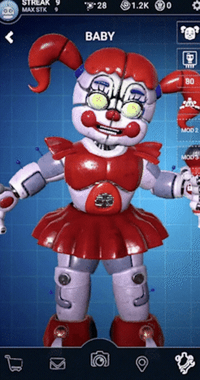 Five Nights At Freddy's Baby Screen GIF