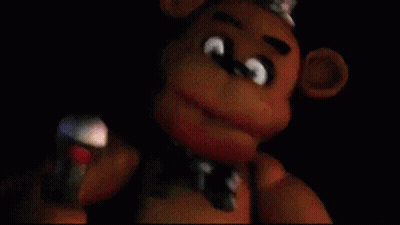 Five Nights At Freddy's Characters Around Table GIF