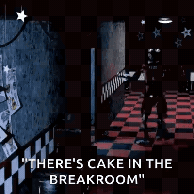 Five Nights At Freddy's Foxy Holding Knife In Hallway GIF