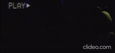 Five Nights At Freddy 'S Is A Video Game That Is Being Played In A Dark Room . GIF