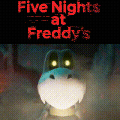 Five Nights At Freddy's Poster Stuffed Animal GIF