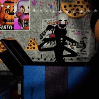 Five Nights At Freddy's Puppet Dancing GIF