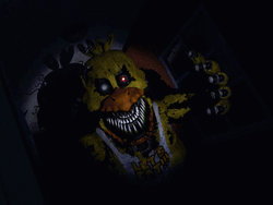 Five Nights At Freddys Nightmare Fredbear GIF
