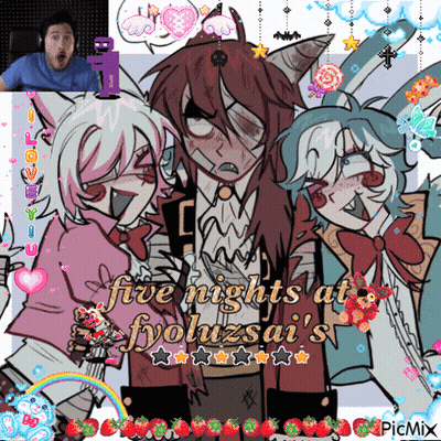 Five Nights At Fyoluzai With Strawberries GIF