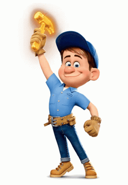 Fix It Felix Hammer Pose GIF