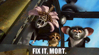 Fix It Mort Cartoon Characters GIF
