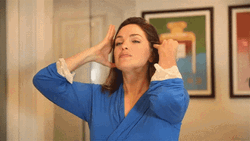 Fixing Hair Pull Up GIF